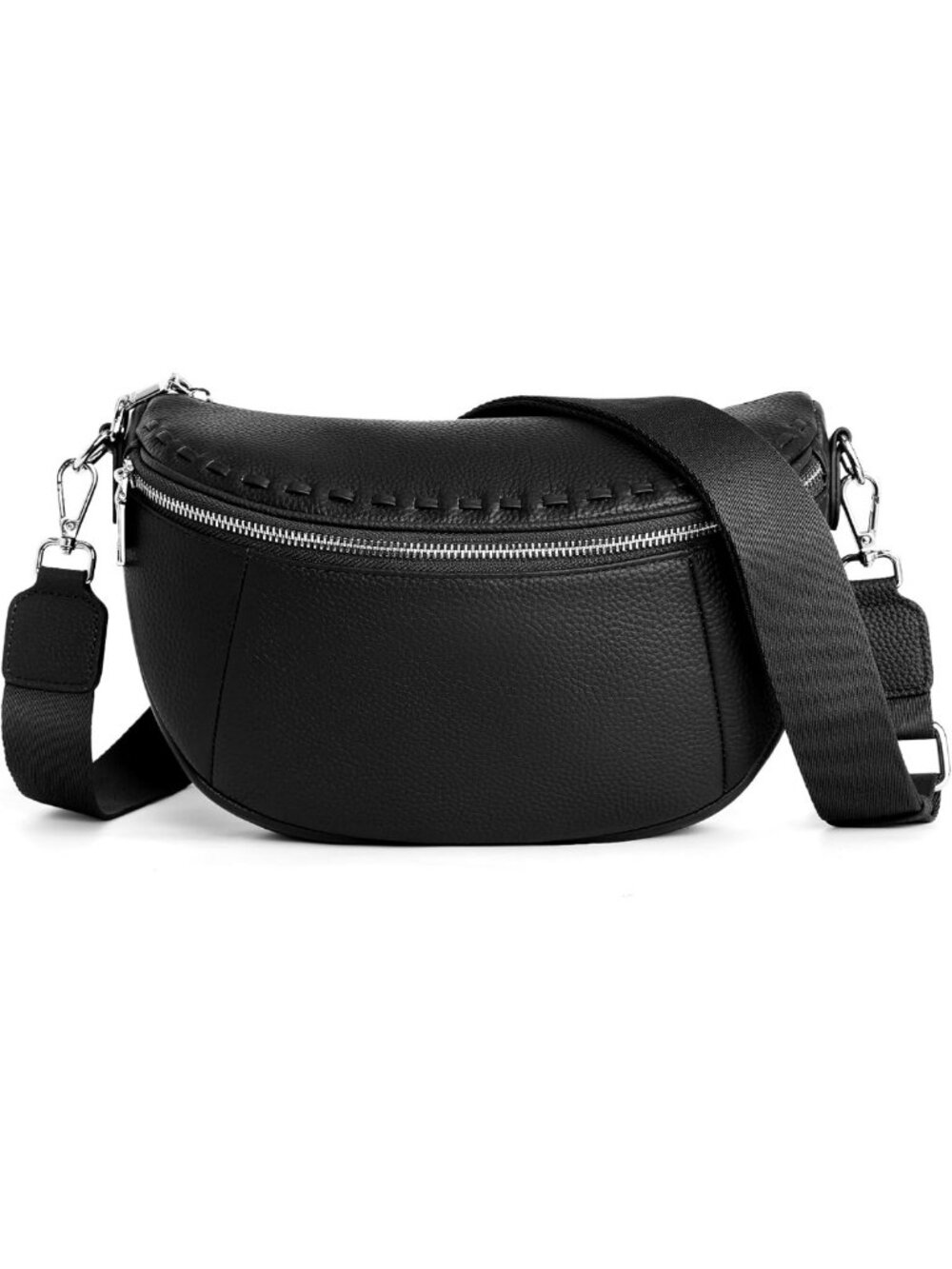 Genuine Leather Crossbody Bum Bag for Women | RFID Blocking, Stylish